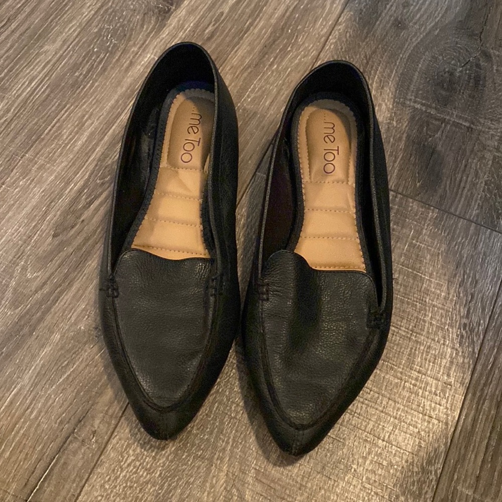 Me Too leather loafers size 8
